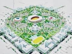 Mô hình khu liên hợp thể thao Campuchia